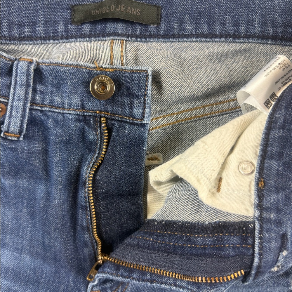 Uniqlo KaiharaWomens High-Rise Straight Boyfriend Distressed Jeans Size 3 - Picture 7 of 11